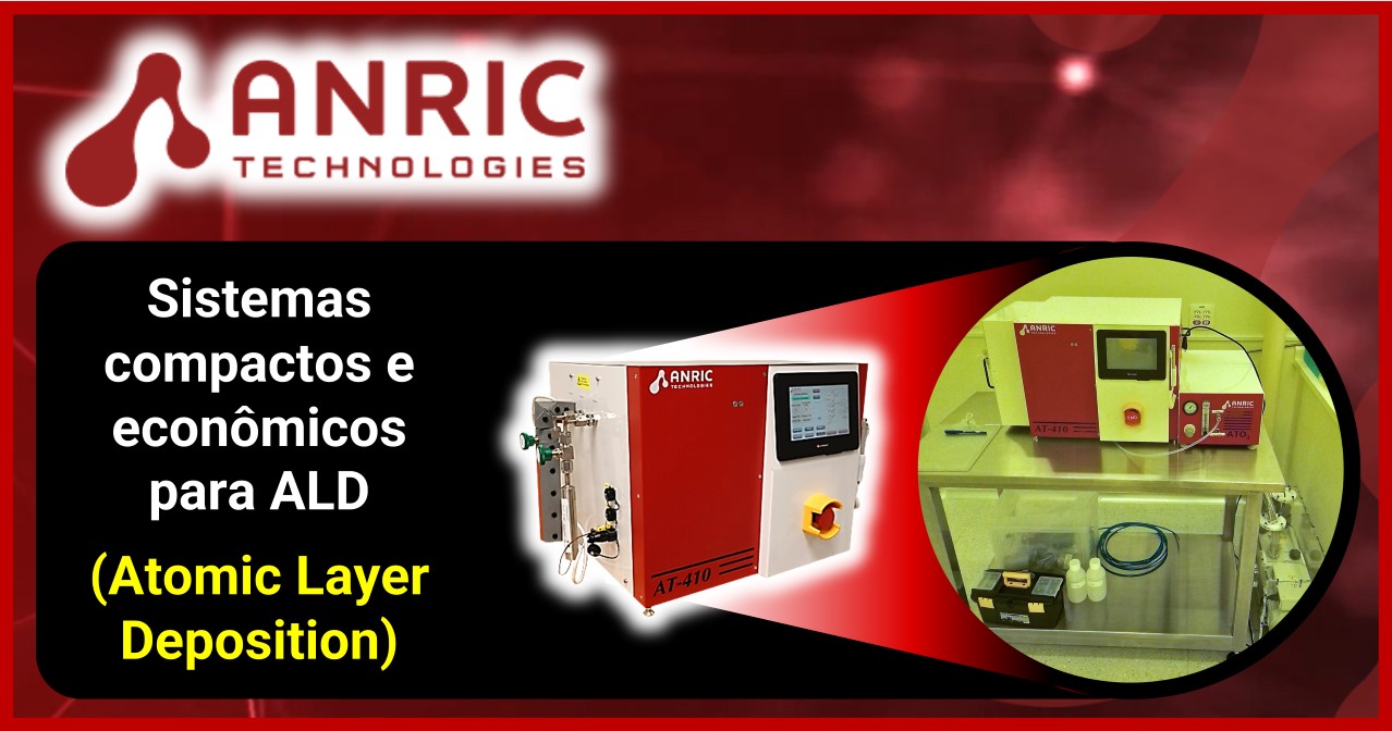 Sistemas compactos térmicos ou por plasma para ALD (Atomic Layer Deposition